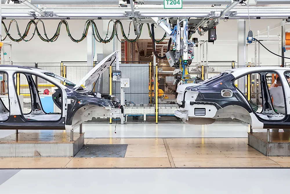 A Volkswagen plant in Czechia. Editorial credit: Herrndorff / Shutterstock.com.