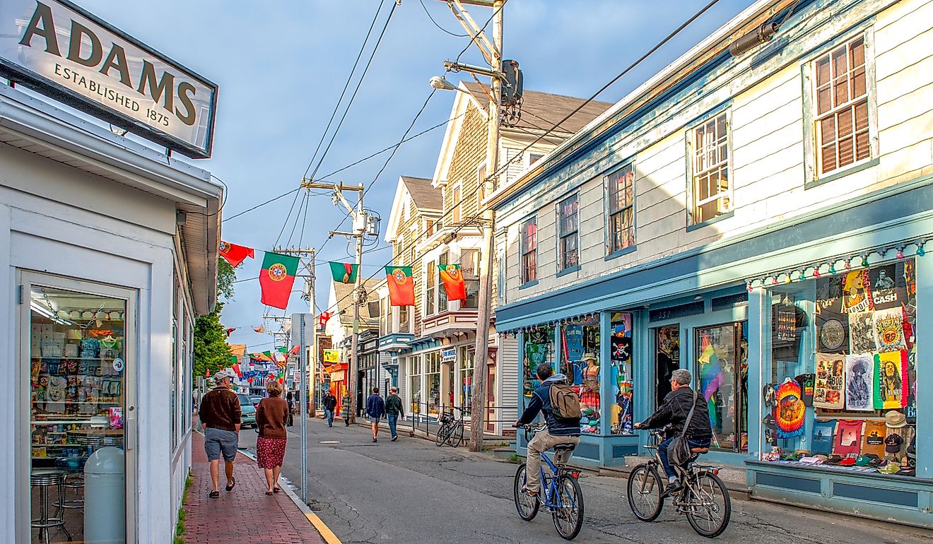 Provincetown. Cape Cod is a popular travel destination in Massachusetts. Rolf_52 via Shutterstock 