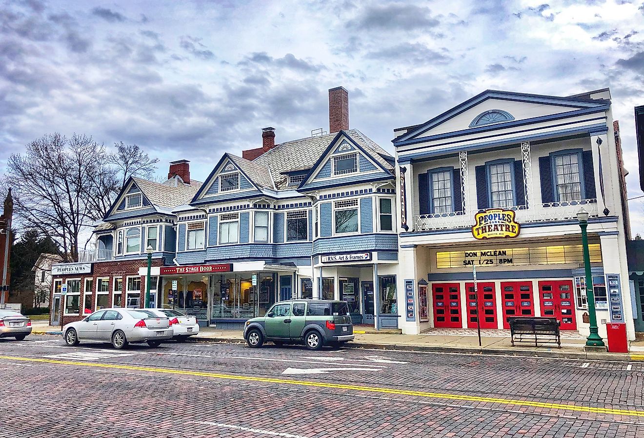 The charming town of Marietta, Ohio. Image credit Wendy van Overstreet via Shutterstock.com