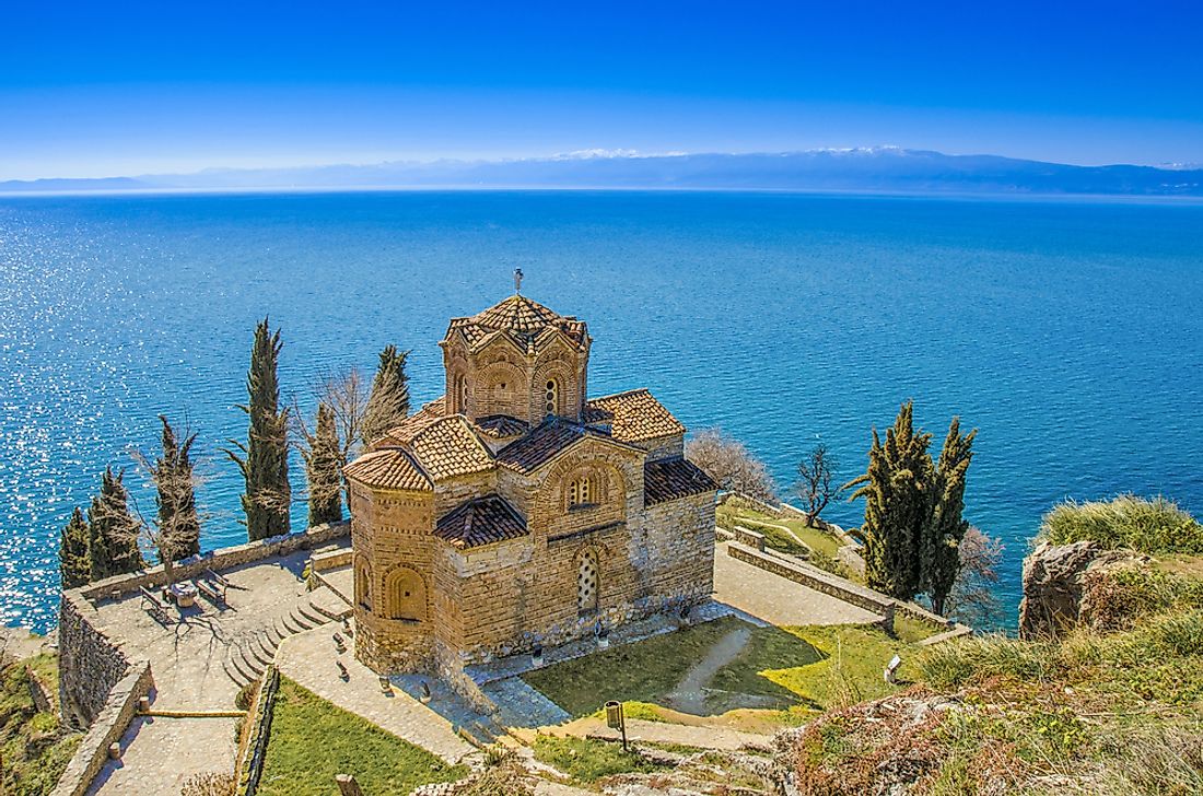 An Orthodox church in Macedonia. 