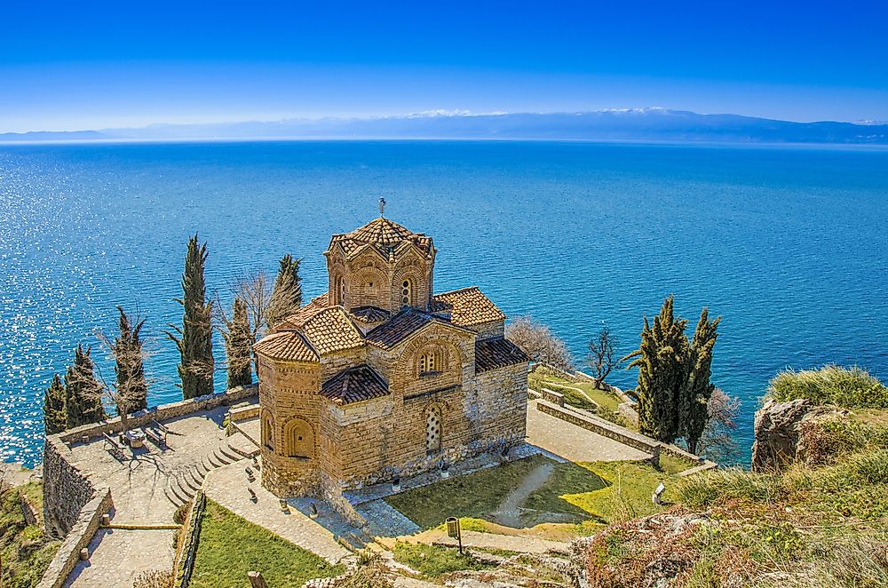 An Orthodox church in Macedonia. 