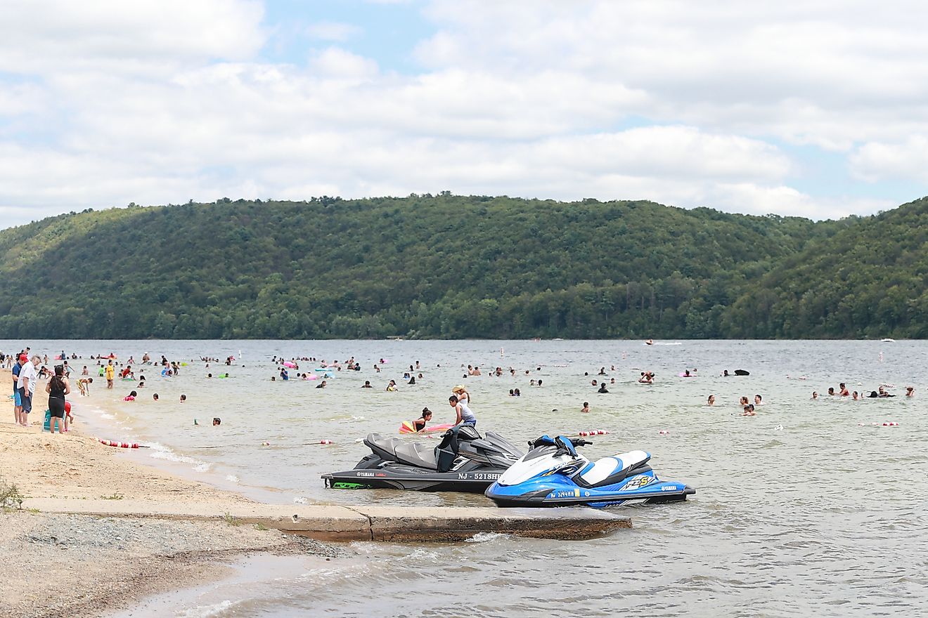 Beltzville State Park in Lehighton, Pennsylvania. Editorial credit: Helen89 / Shutterstock.com.