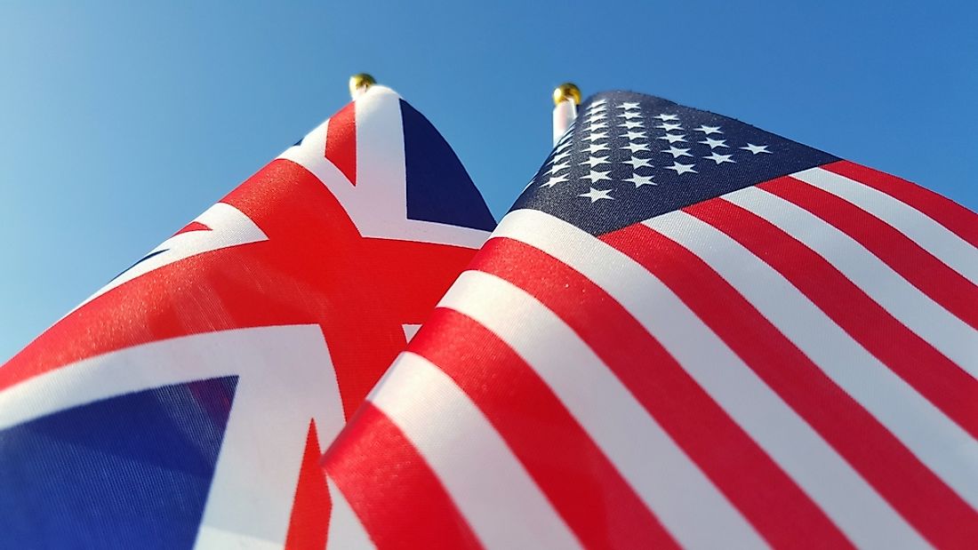 The Union Jack and the Star-Spangled Banner are two of the world's most famous blue, red, and white flags. 