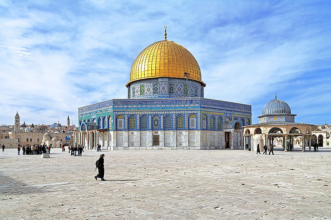 Temple Mount, the holiest of all sites in Judaism. 