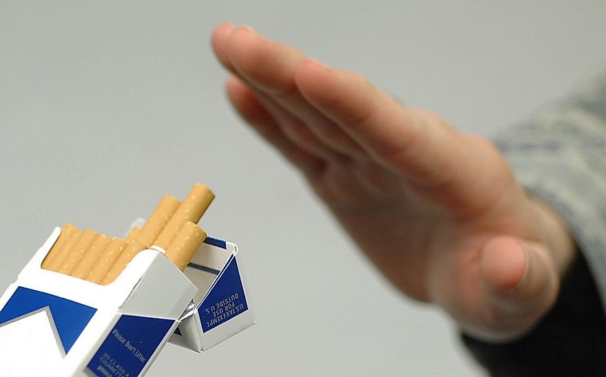 Cigarette smoking is the leading cause of lung cancer in countries across the world.