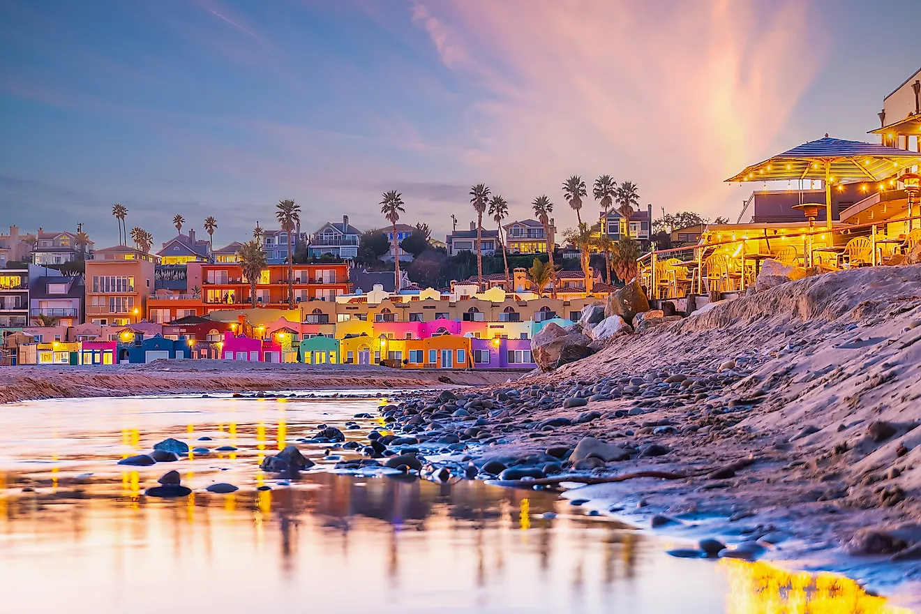 Cityscape of Capitola in Santa Cruz County, California.