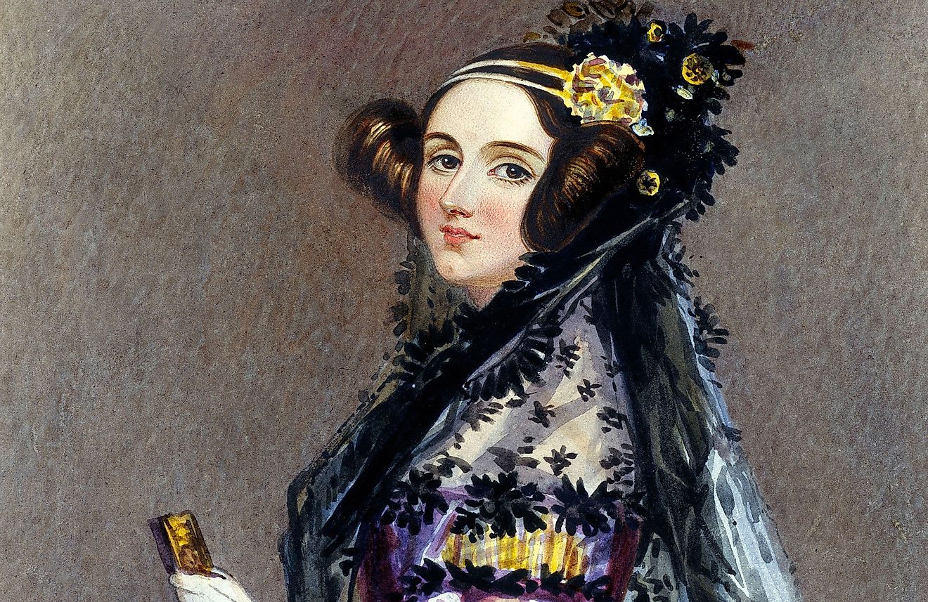 A portrait of Ada Lovelace. 