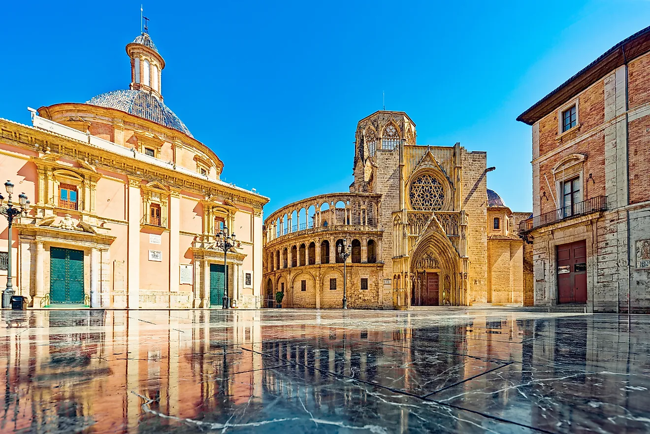 Basilica Cathedral of the Assumption of Our Lady, Valencia, Spain. 