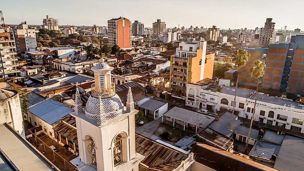 A church in Corrientes, Argentina. 