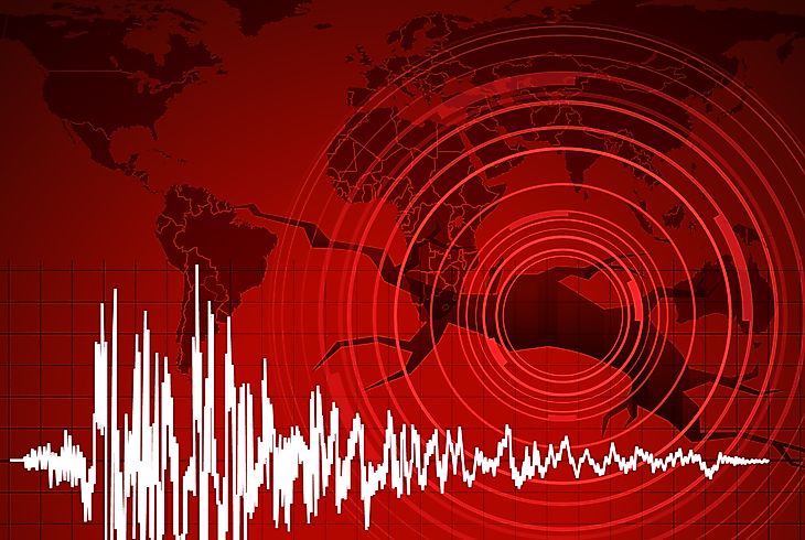 Earthquakes are measured by using strong-motion accelerometers, which measure the speed at which the ground moves.