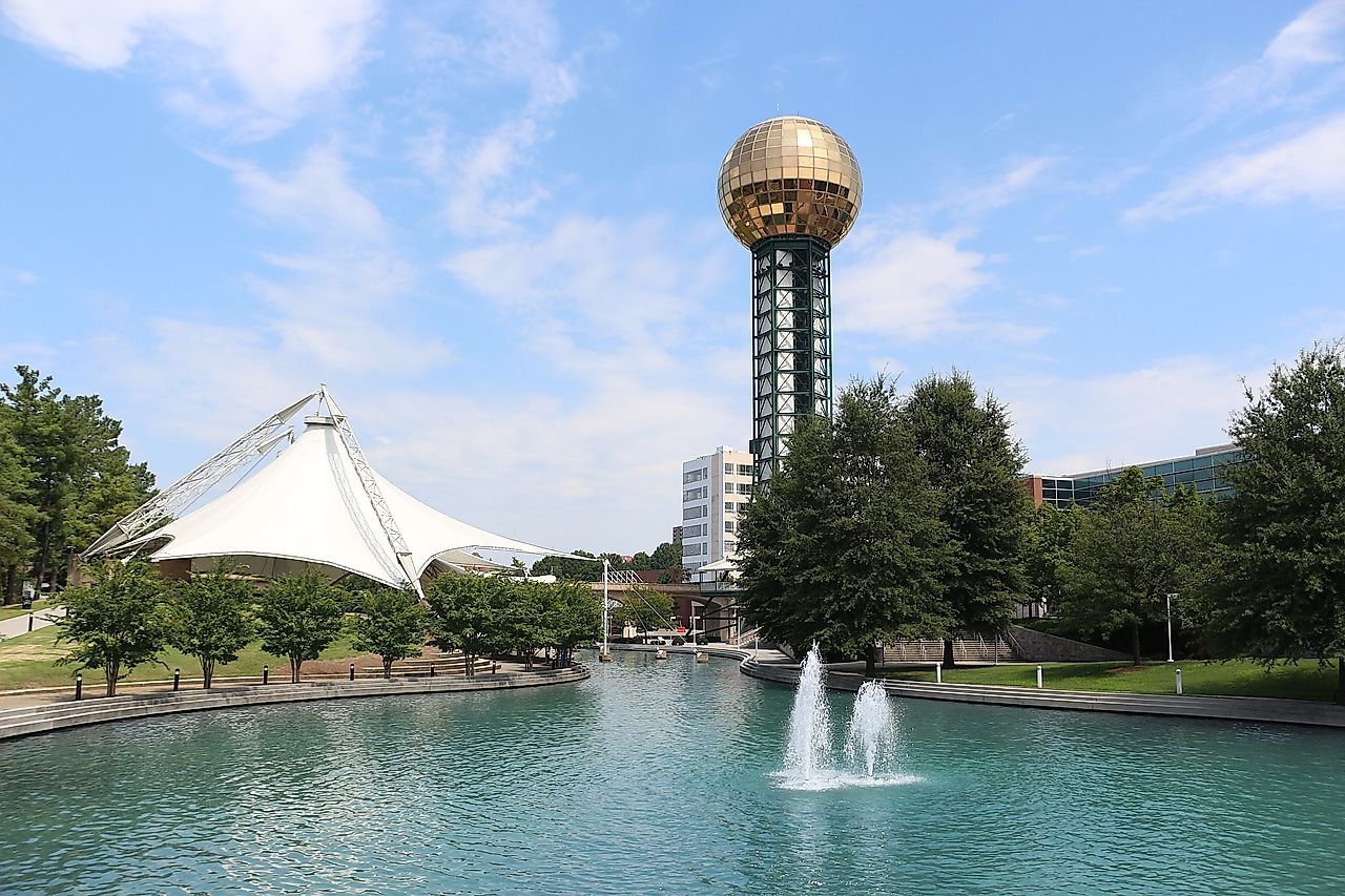 Sunsphere Tower in Knoxville, Tennessee. Image credit: Cija Tuttle from Pixabay