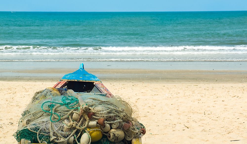 Fishing is an important industry in The Gambia.