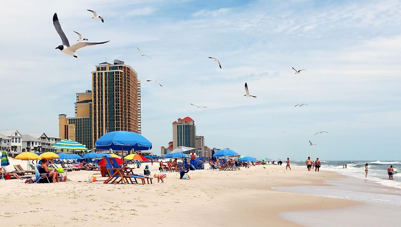 Alabama Gulf Shores State park and beach