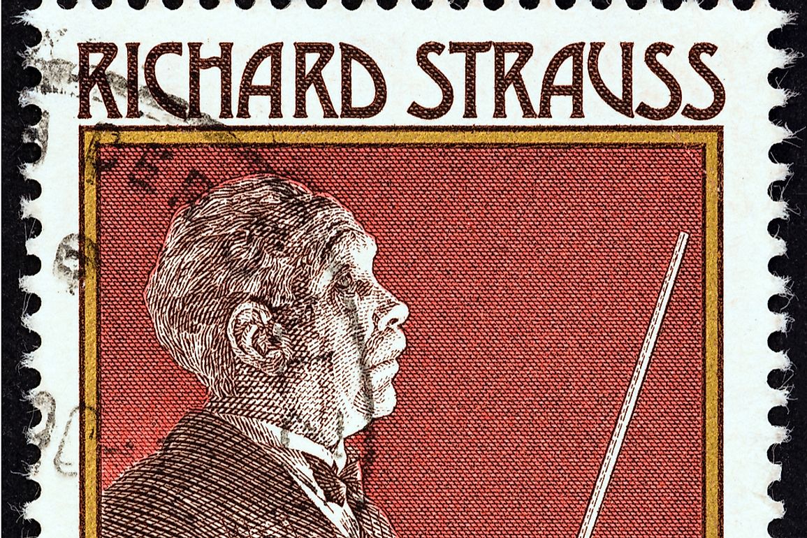 A state showing Richard Strauss. Editorial credit: Rostislav Glinsky / Shutterstock.com. 