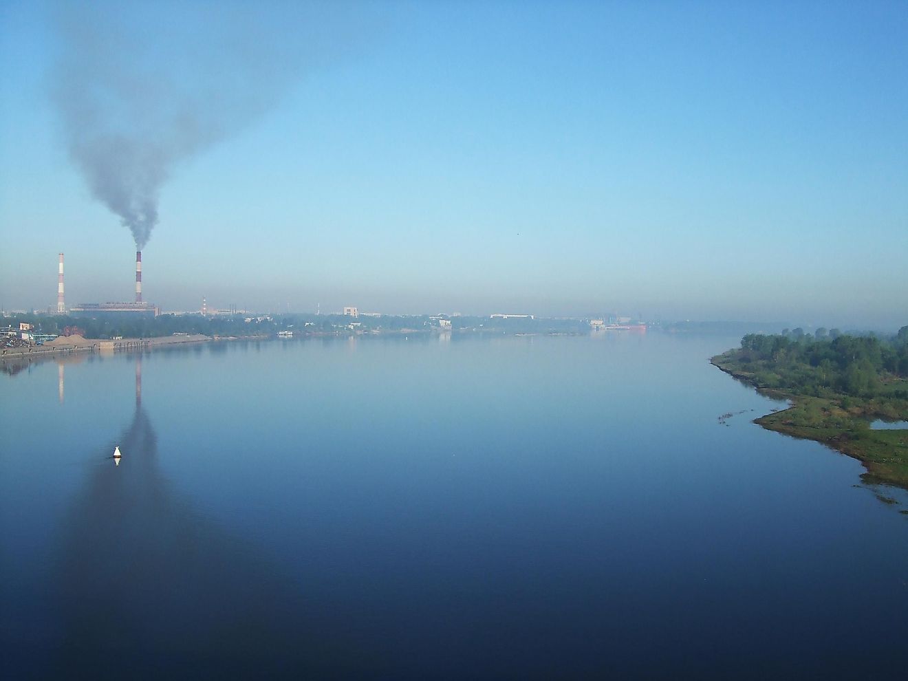 The Volga  River Near Nizhny Novgorod, Russia