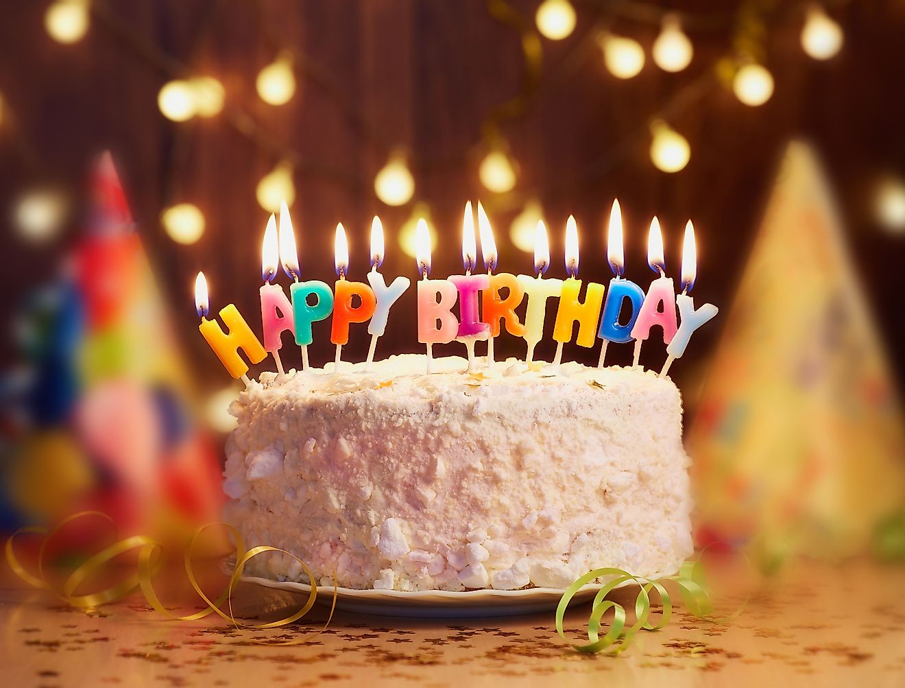 Birthday cake with candles. Image credit Studio Romantic via shutterstock