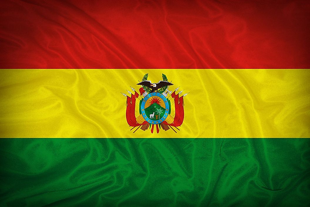 The flag of Bolivia.