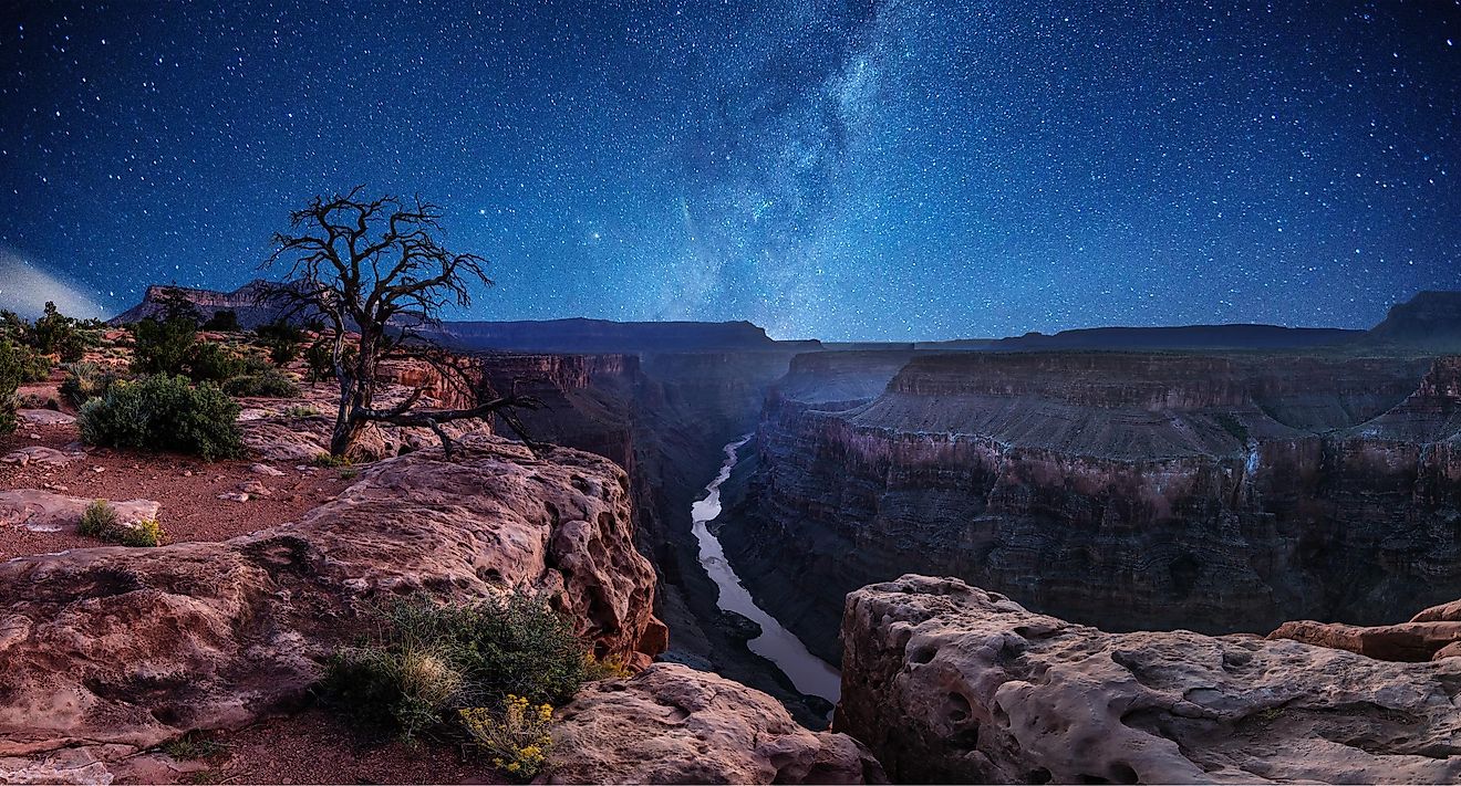 Grand Canyon National Park at Night