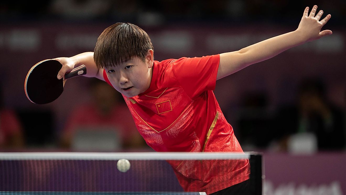 China is the country to beat when it comes to table tennis.