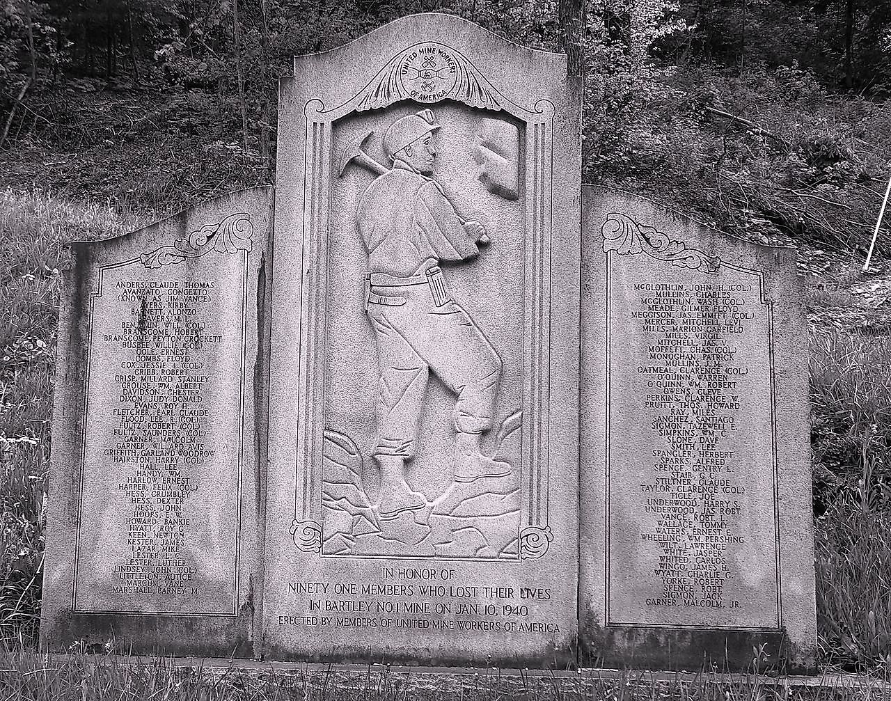 Bartley WV Miners Memorial.