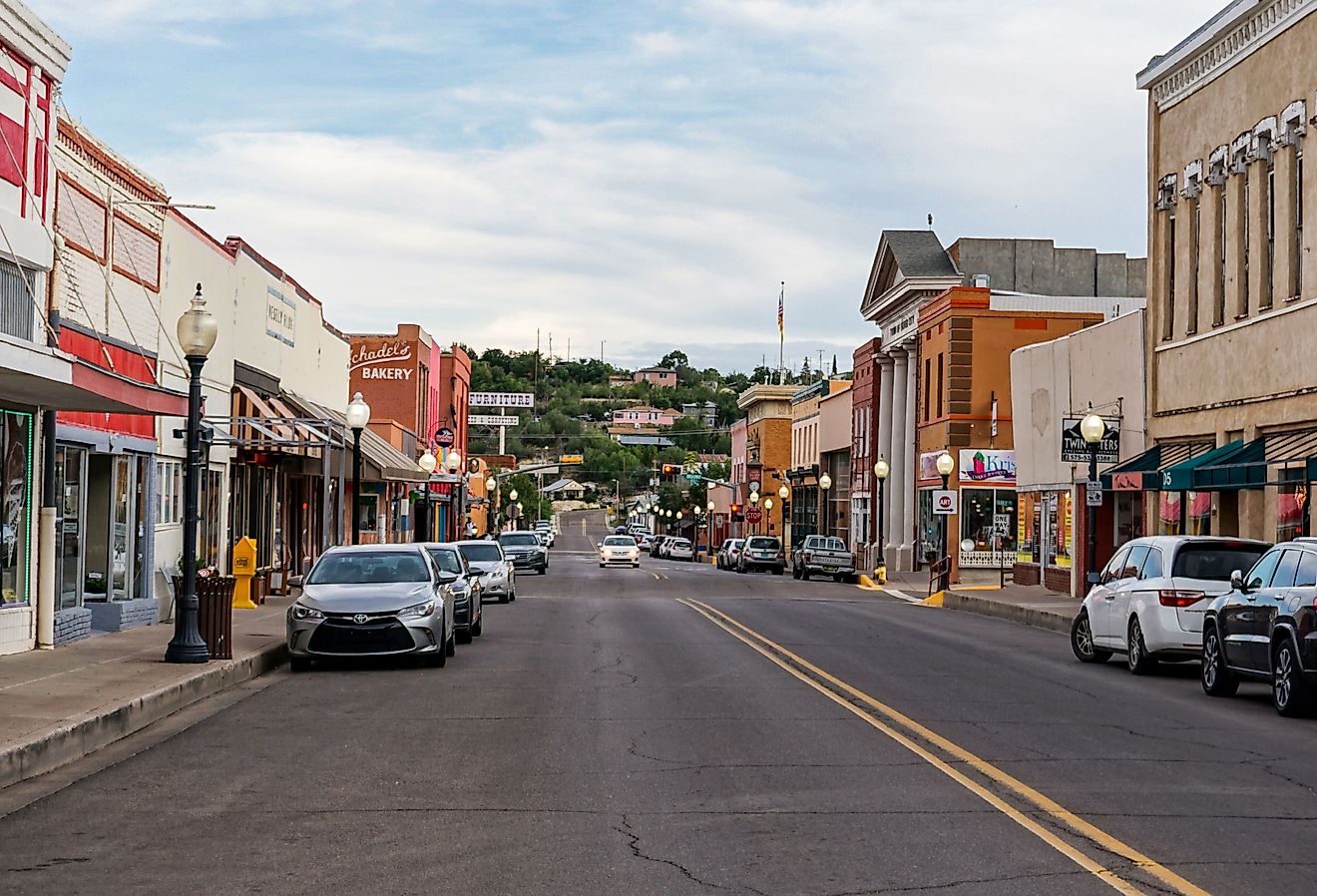 Bullard Street in downtown Silver City. Image credit: Underawesternsky via Shutterstock.