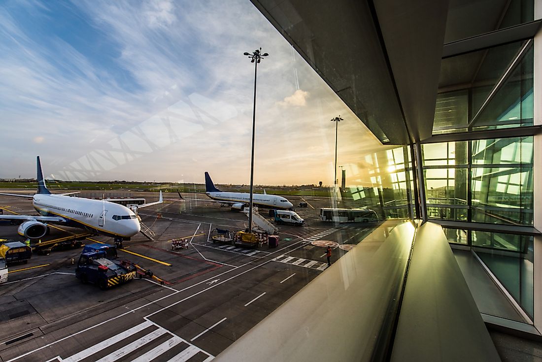 Dublin Airport is the largest airport in Ireland by annual passenger count. 