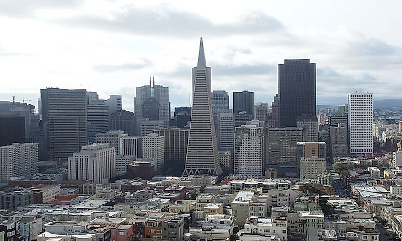 The Transamerica Pyramid is an iconic part of the San Francisco skyline.