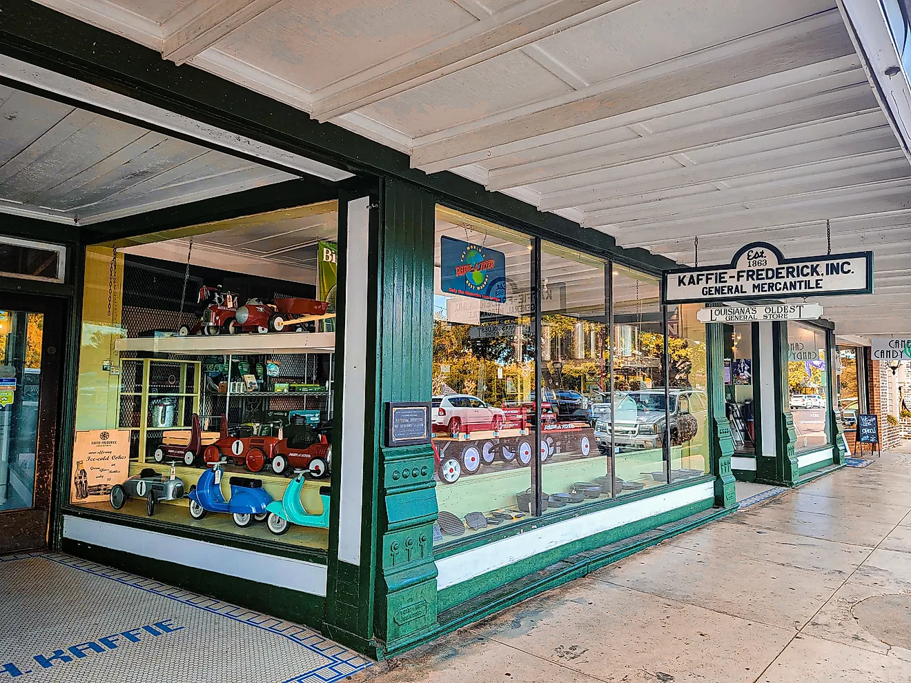 The Kaffie-Frederick General Mercantile in Natchitoches, Louisiana.