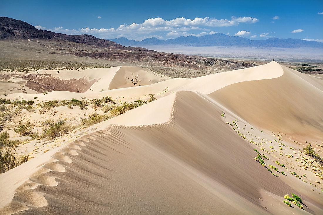 The Singing Dunes in Kazakhstan's Altyn-Emel National Park. 