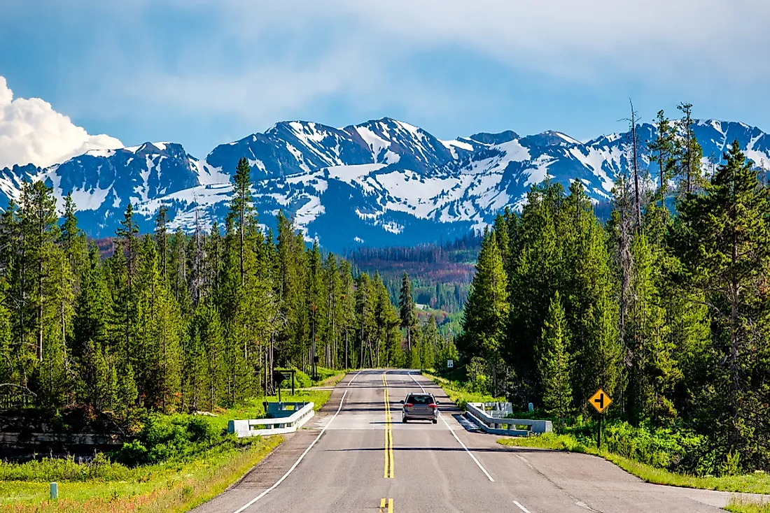 Wyoming is an example of a US state that begins with W. 