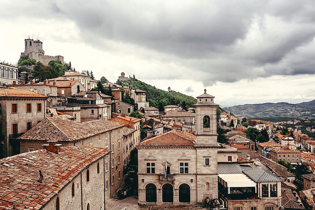 San Marino relies on the tourism industry. 