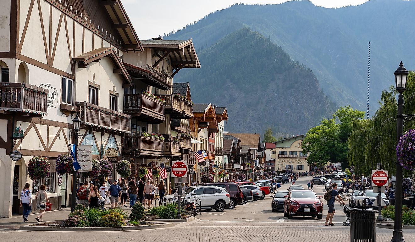 Leavenworth, Washington. Editorial credit: melissamn / Shutterstock.com