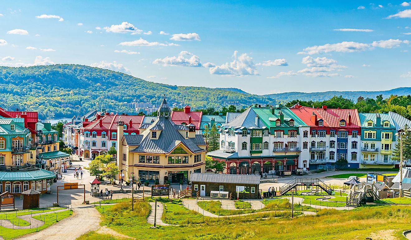 The unique and wonderful Mont-Tremblant resort village, Quebec, Canada.