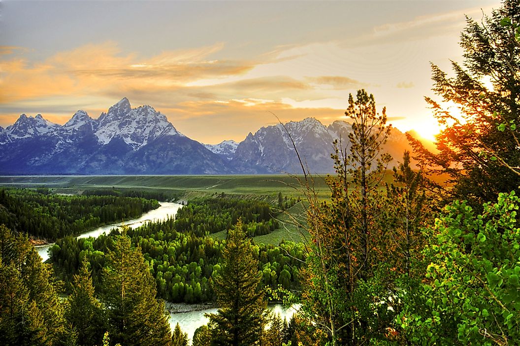 The Snake River in Grand Teton National Park, Wyoming.