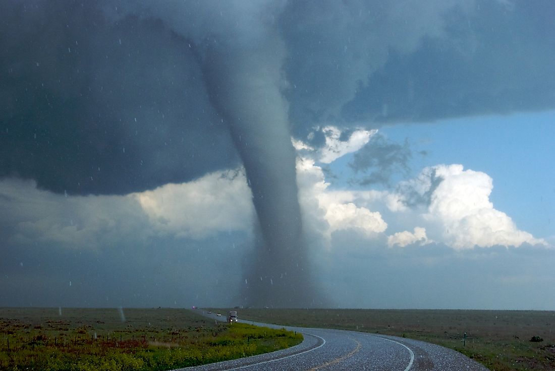 A tornado in Colorado. 
