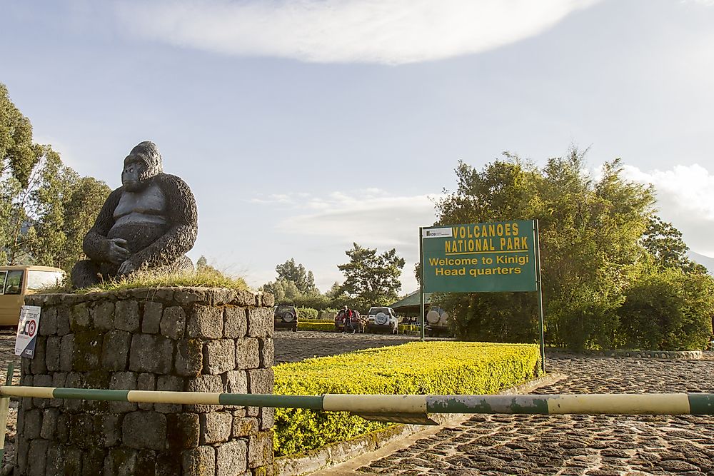 A sign in Rwanda. Editorial credit: karenfoleyphotography / Shutterstock.com. 