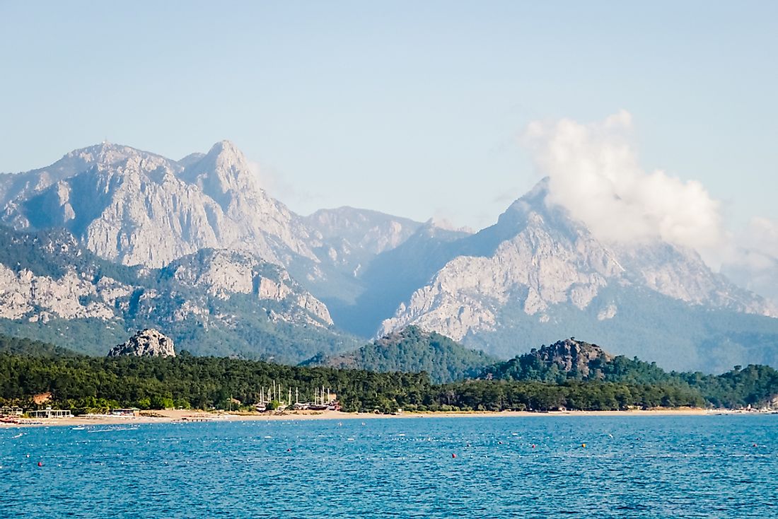 The Taurus Mountains were named for the storm god due to the heavy rainfall they receive. 