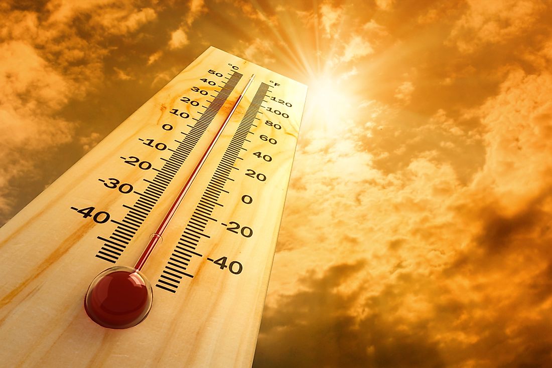The overall temperature of the first half of 2017 was 1.6 degrees higher than the previous average. Photo credit: shutterstock.com.