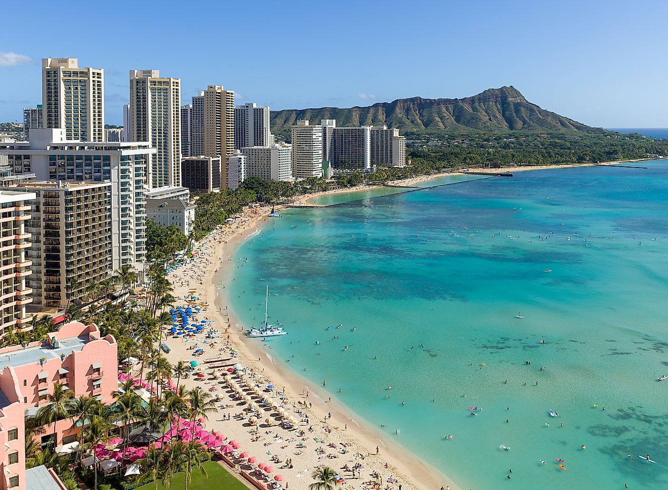 The spectacular city of Honolulu, Hawaii