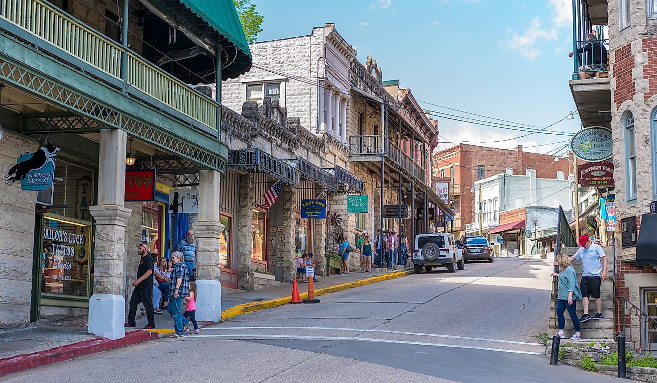 Eureka Springs, Arkansas. Image credit: Shuttersv via Shutterstock