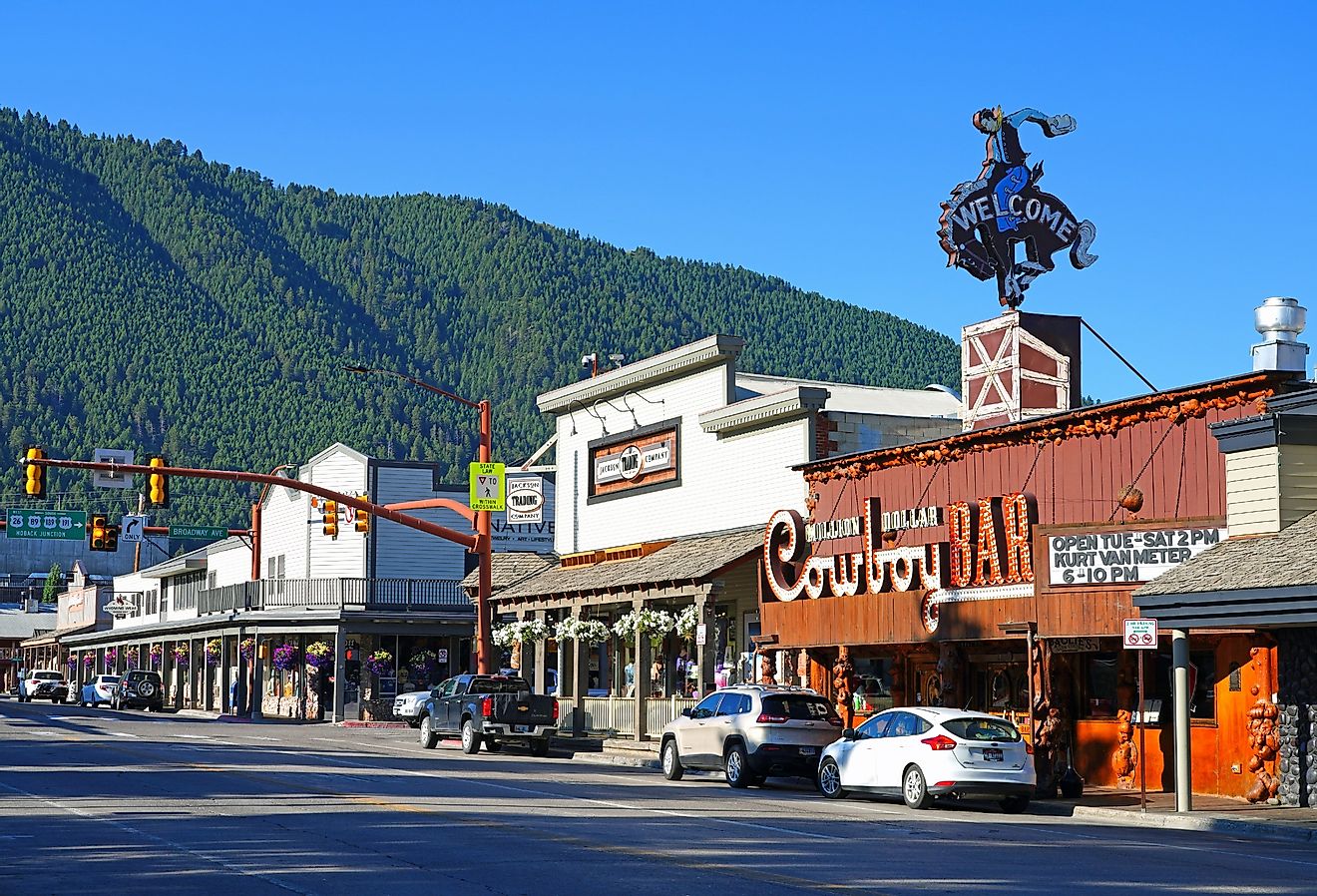Downtown Jackson Hole, Wyoming. Image credit EQRoy via Shutterstock