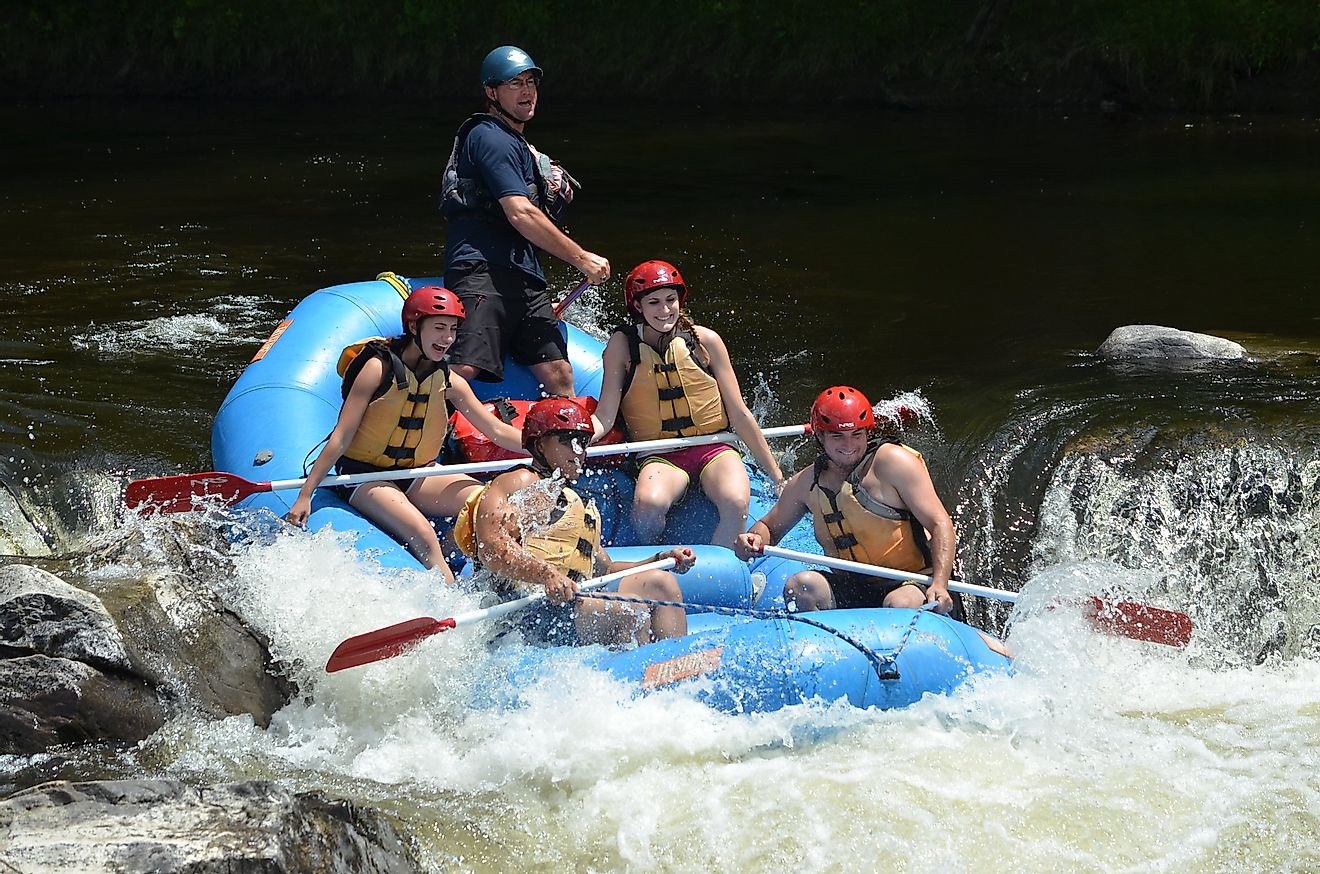 Rafting in the Deerfield River, Massachusetts. Image credit: Mott/Flickr.com