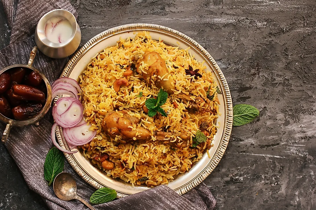 Traditional Qatari cuisine.