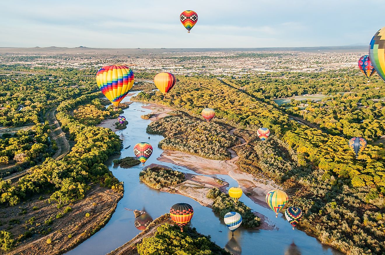 Beautiful scenic view of the Rio Grande River.