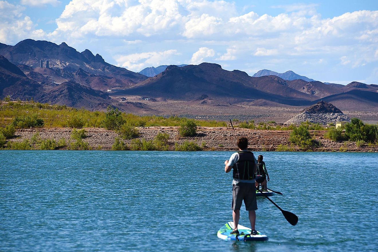 Kayaking near Las Vegas.
