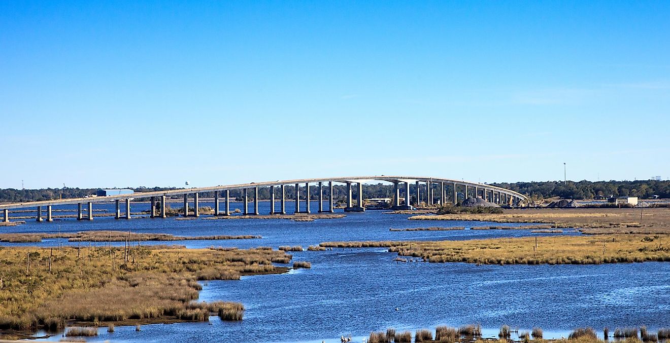 Atchafalaya Bay in Louisiana