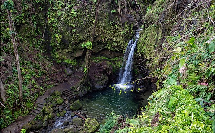 Emerald Pool, Morne Trois Pitons National Park, Dominica.