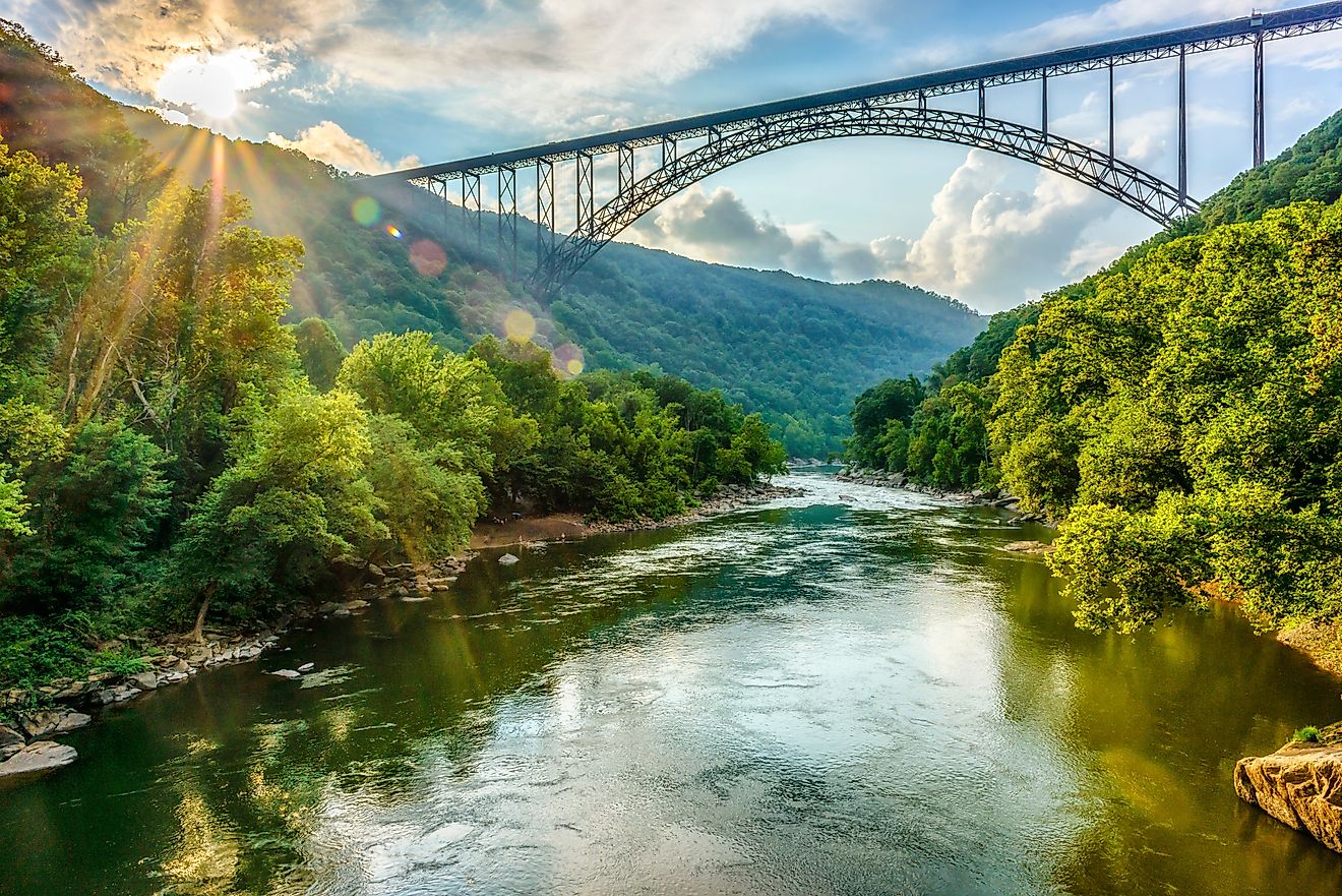 New River Gorge Bridge in West Virginia. Editorial Credit: Malachi Jacobs / shutterstock.com