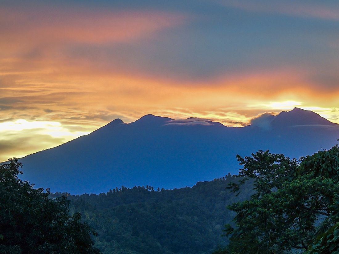 Mount Apo is the highest point in the Philippines. 