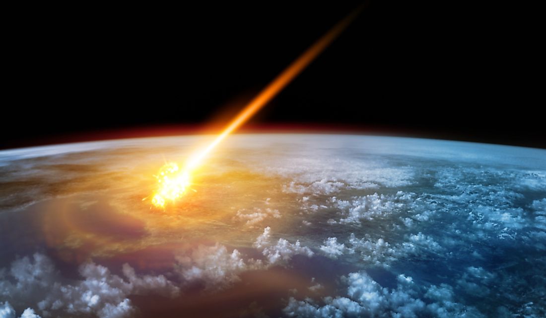 Earth has seen several impact events.